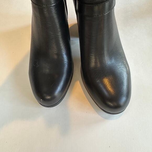 Bar III Paisley Black Knee High Boots Block Heel Size 9M - Picture 8 of 9